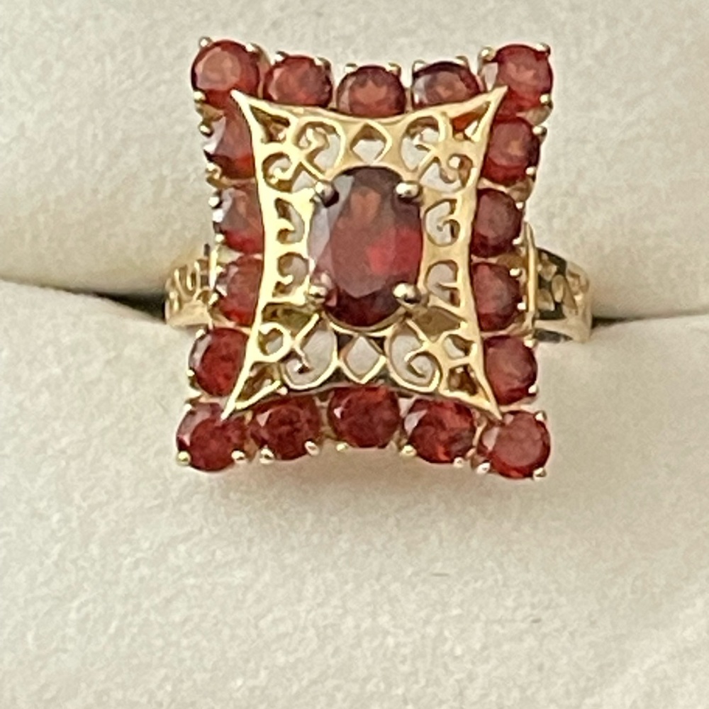 Red Garnet Ring